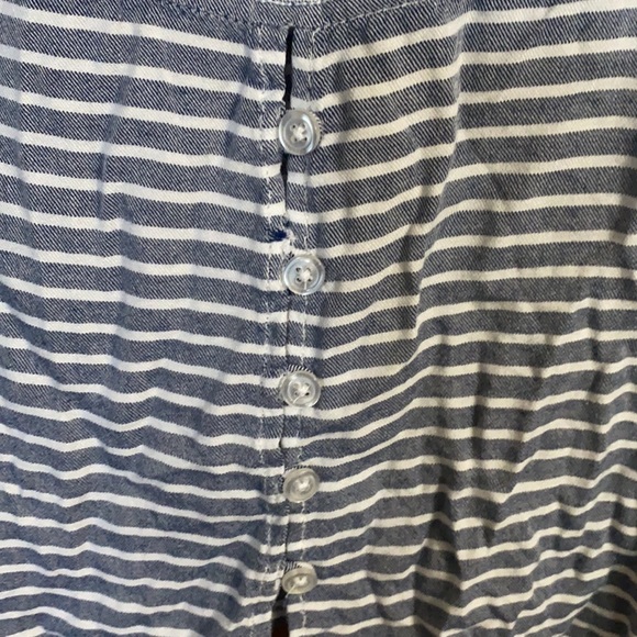 ALC At Last Classics Chambray Stripe Button Down - Picture 6 of 6